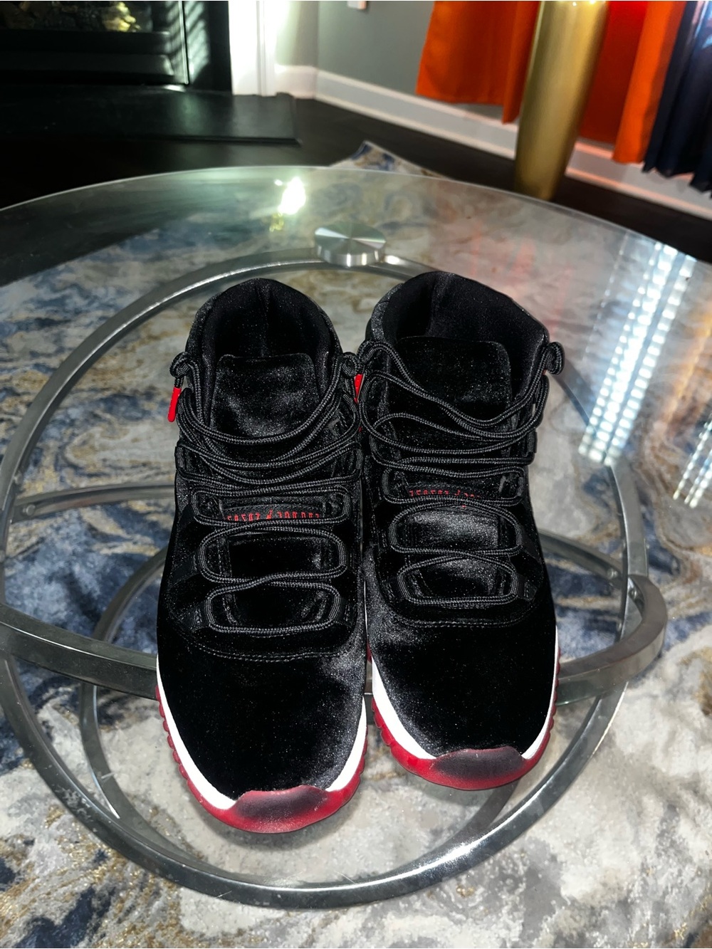 Air Jordan 11 Retro 'Bred Velvet' WMNS - Womens Size 12 / Mens 10.5